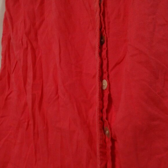 women's Jessica size 6 hot pink button up top - Picture 6 of 8